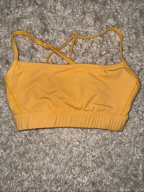 Yellow Women's Seamless Bralette Top - Comfortable Support